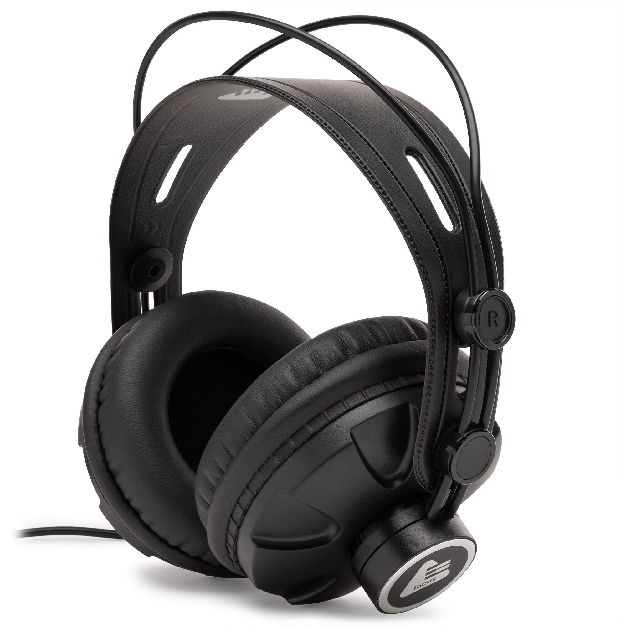 Back. FocusProAudio - FocusProAudio TX-100 Closed-Back Studio Monitor Headphones.