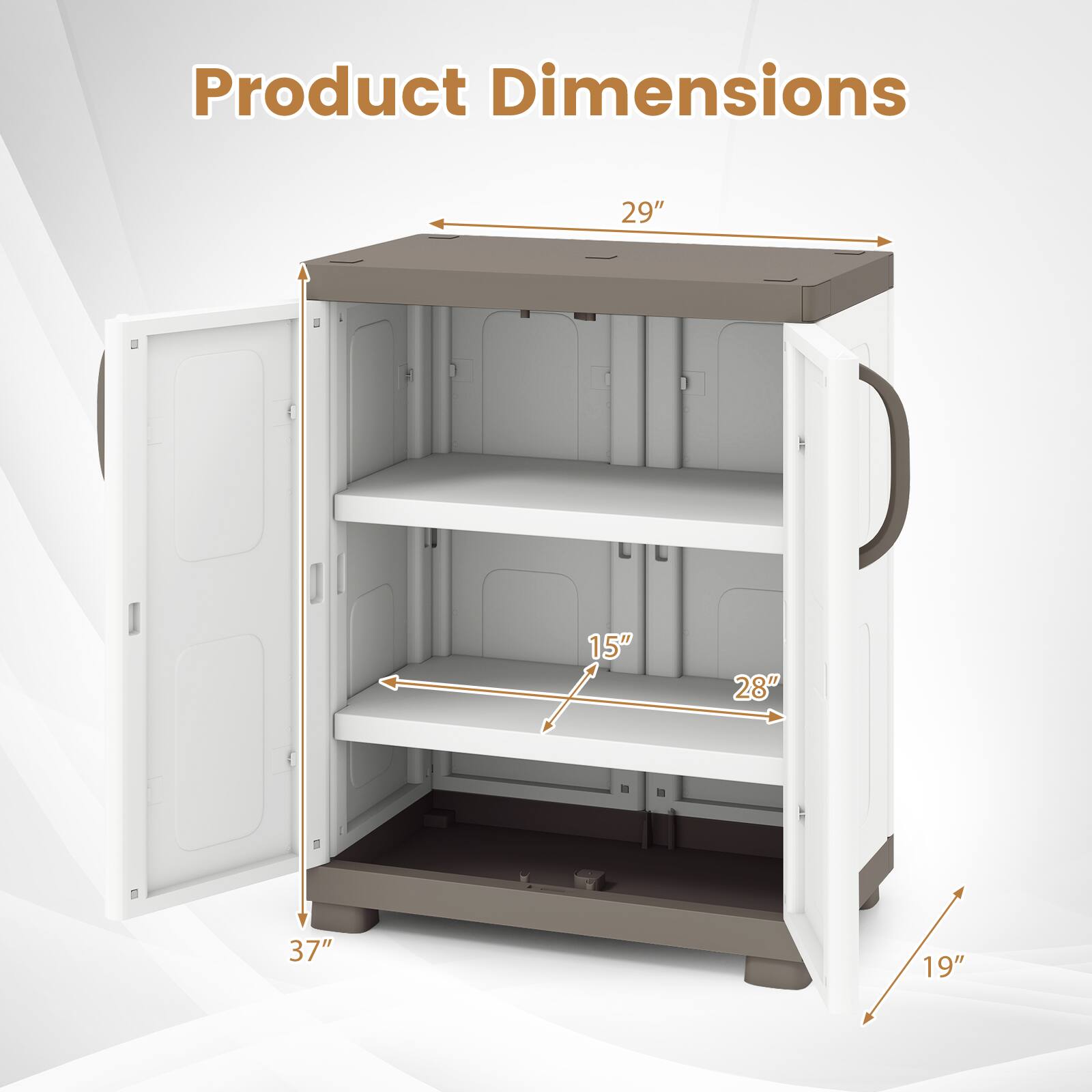 Product Dimensions: 29" x 15" x 28" x 37" x 19"