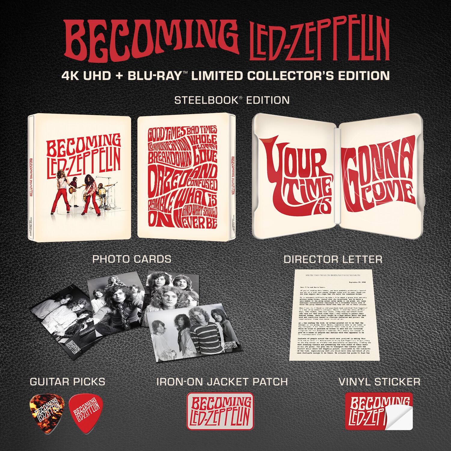 Alt View 1. Becoming Led Zeppelin (Steelbook)   - 4K Blu-Ray.