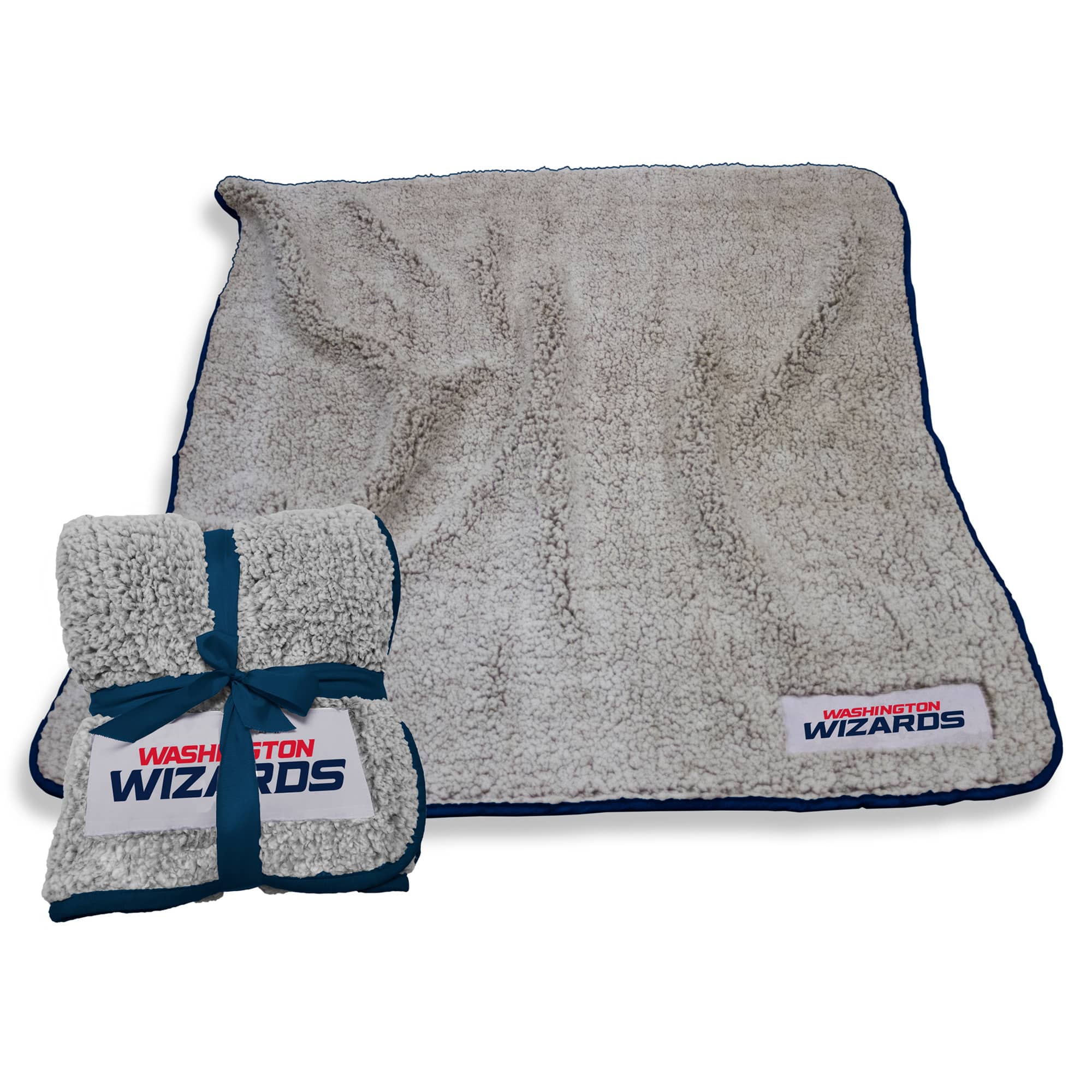 Logo Brands - Washington Wizards 50" x 60" Frosty Fleece Team Blanket - Multicolor