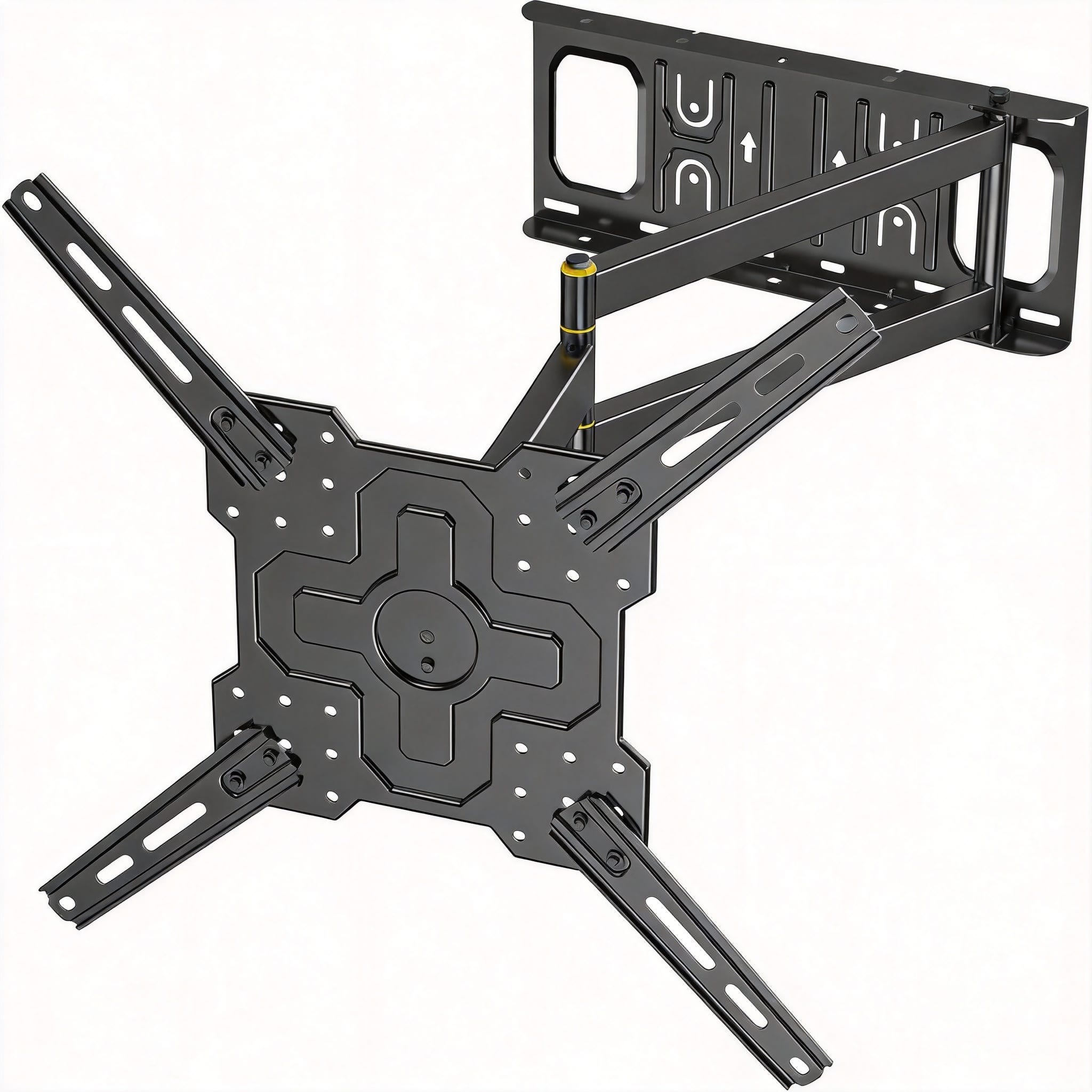 OMOMMD - Corner Full-Motion TV Mount 26-65" 77lb 25.6"Arm Swivel Tilt 90°Rotate VESA100-400 - Corner TV Mount 26-65 inch