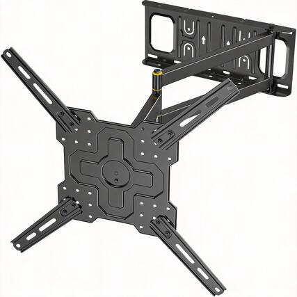 Front. OMOMMD - Corner Full-Motion TV Mount 26-65" 77lb 25.6"Arm Swivel Tilt 90°Rotate VESA100-400 - Corner TV Mount 26-65 inch.