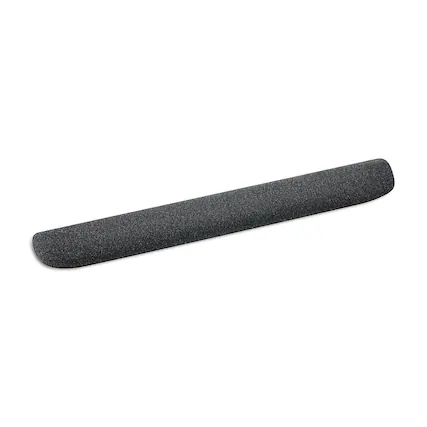 Front. Staples TECH - Staples TECH Gel Non-Skid Wrist Rest, Black (ST61823) - Black.
