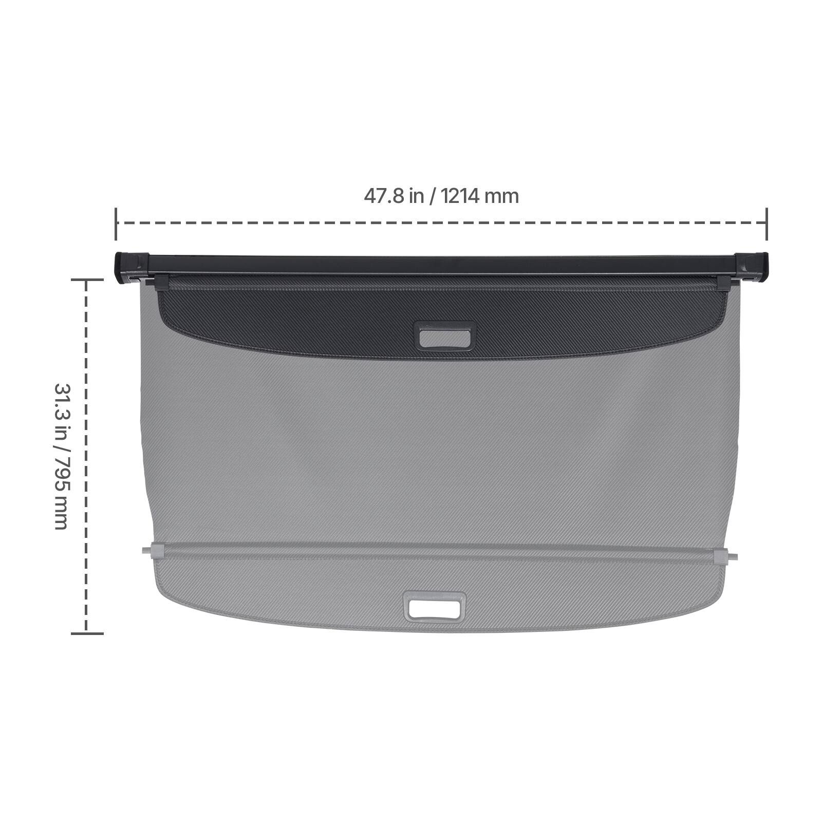 47.8 in / 1214 mm  
31.3 in / 795 mm