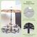 Built-in Umbrella Hole
Accommodate Umbrella with 1.9" Pole (not included)
Additional Holder to Secure the Umbrella Pole