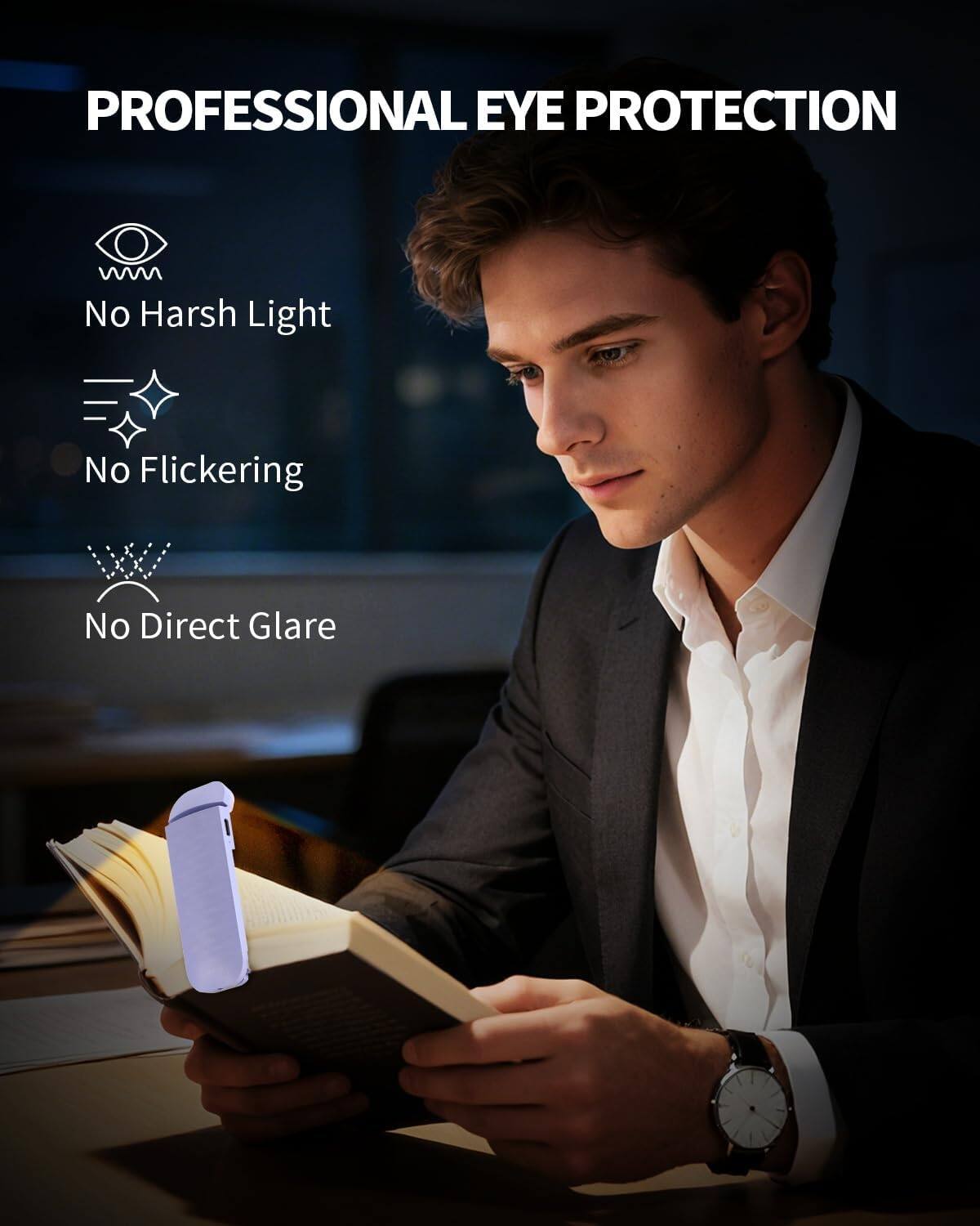 PROFESSIONAL EYE PROTECTION

- No Harsh Light
- No Flickering
- No Direct Glare