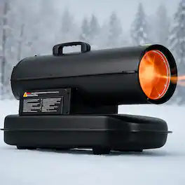 GARVEE - 70000 BTUs Forced Air Kerosene Diesel Heater, with Thermostat