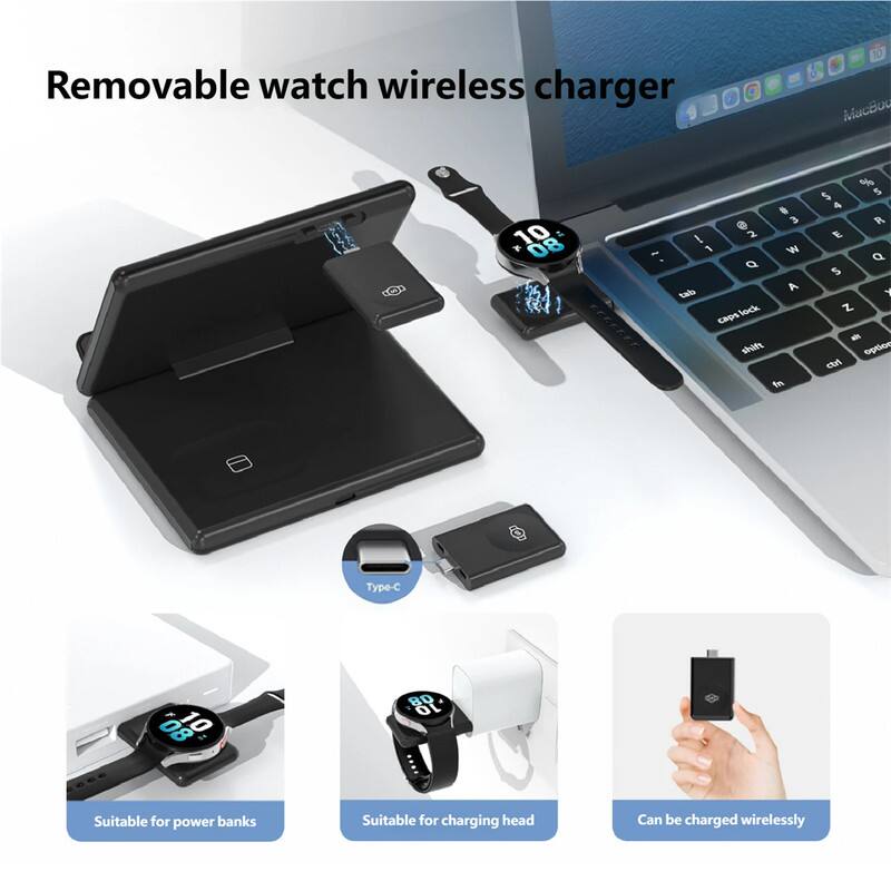 Removable watch wireless charger

10 auBa 10 08 ~ 8 e 3 I 2 1 W Q A tab caps lock shift fo f $ 5 4 R E Q 5 T Z Me ootor ert ype-C 08 88

Suitable for power banks
Suitable for charging head
Can be charged wirelessly