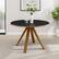 Alt View 11. Walker Edison - Mid-Century Modern Minimalist Round Dining Table - Black.