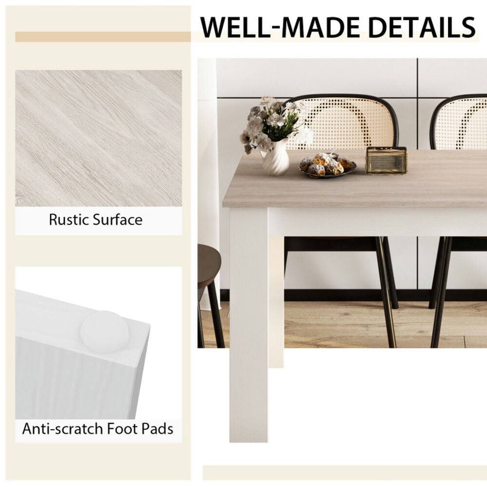 WELL-MADE DETAILS

- Rustic Surface
- Anti-scratch Foot Pads