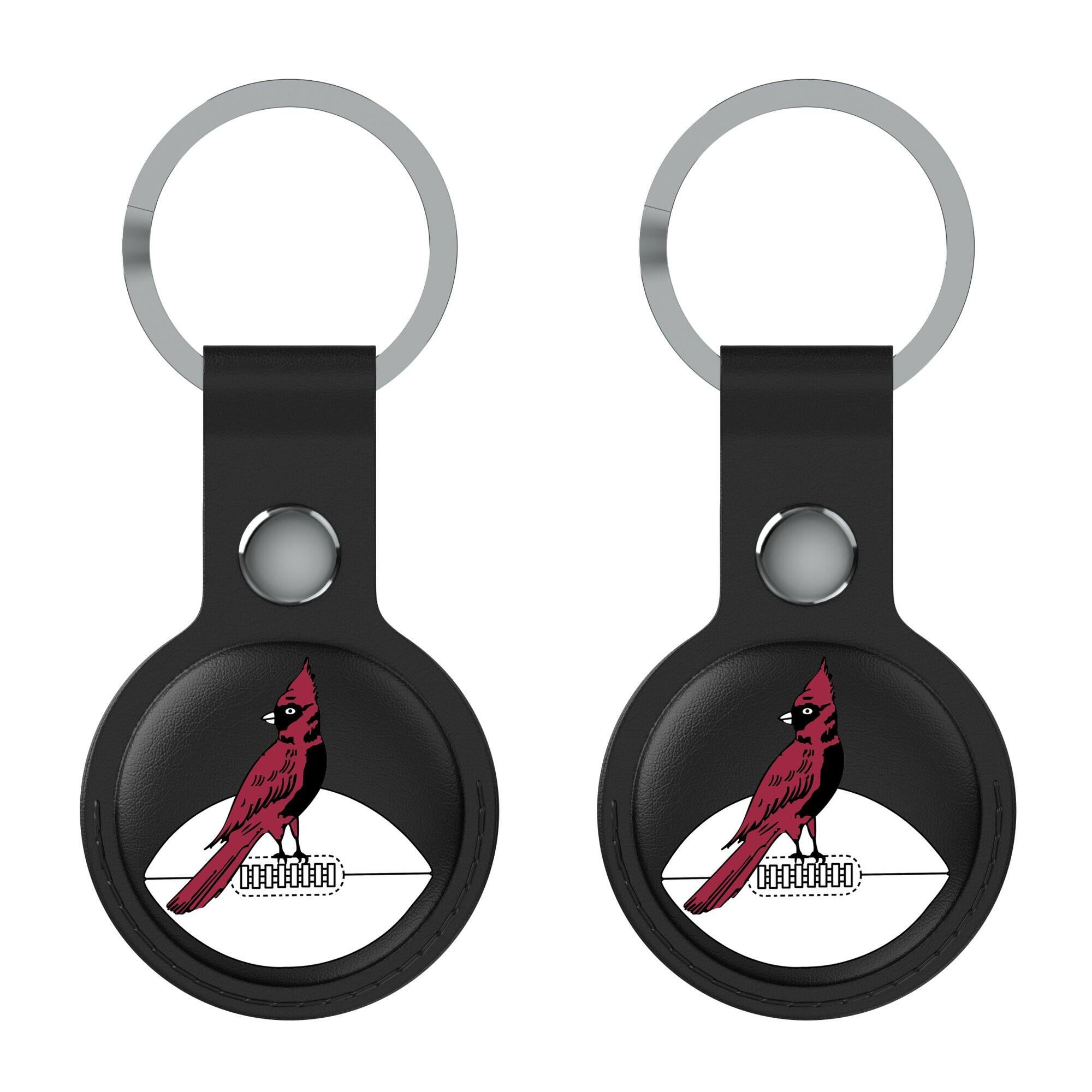 Keyscaper - Chicago Cardinals Two-Pack AirTag Holders - No Size - Black