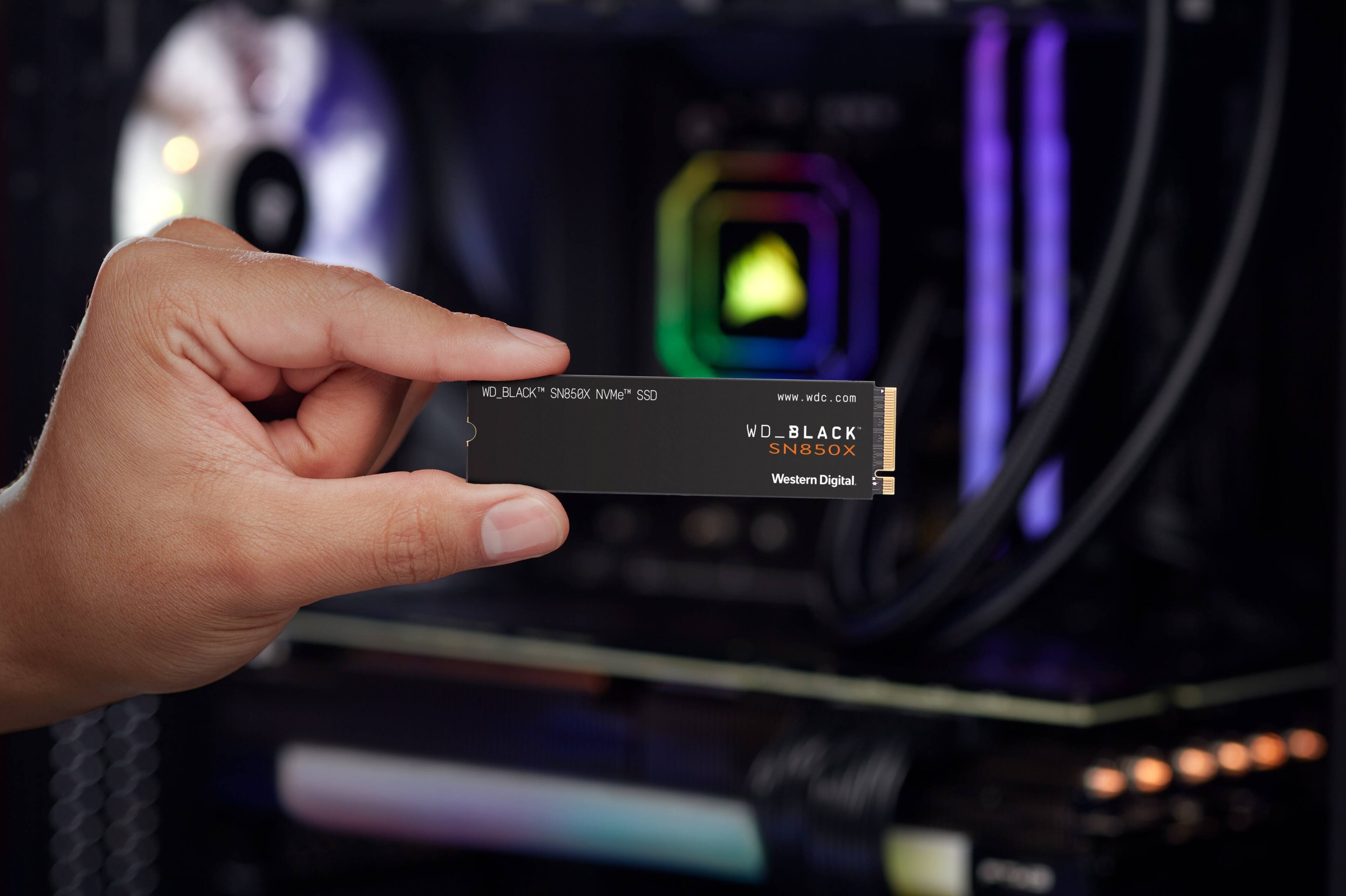 WD\_BLACK SN850X NVMe SSD is a product by Western Digital.
