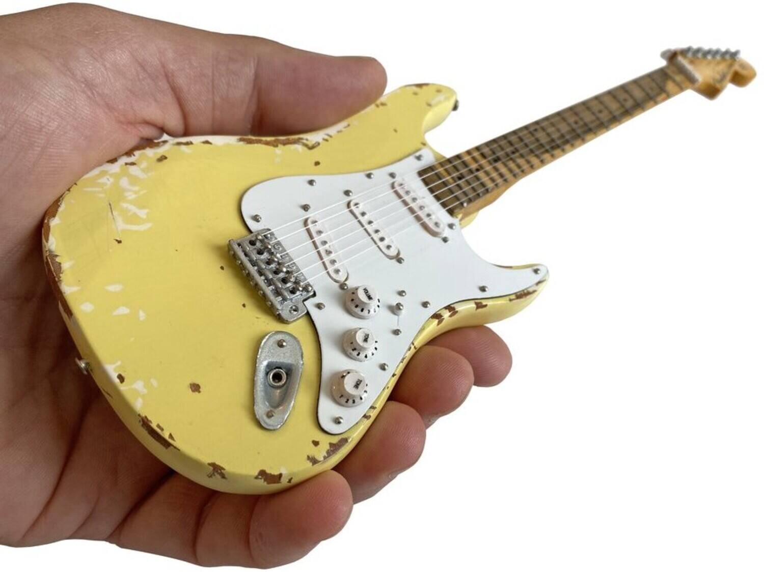 Alt View 1. Axe Heaven - Axe Heaven -Play Loud Fender Stratocaster Mini Guitar Replica Collectible   - Collectibles - Multicolor.