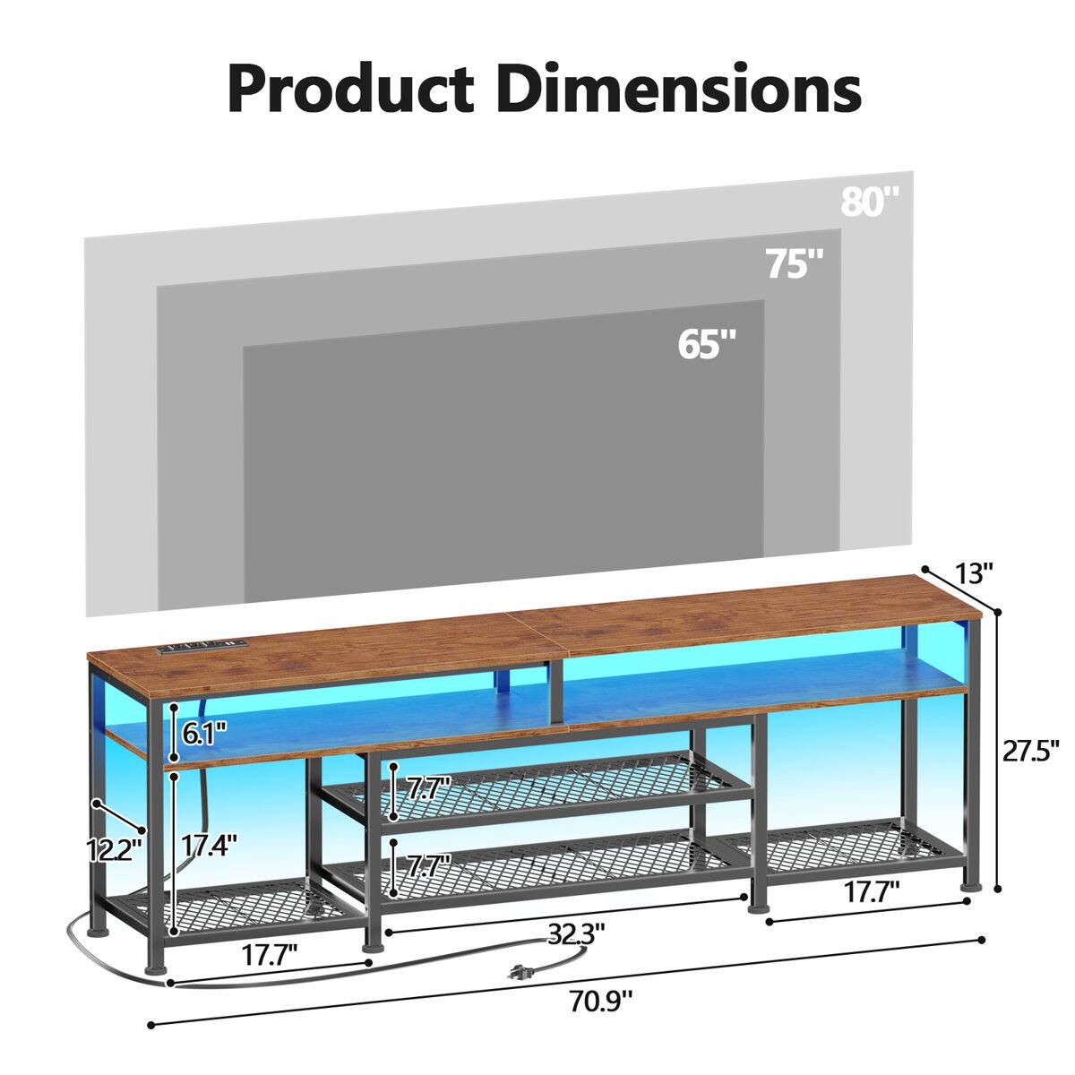 Product Dimensions: 80" x 75" x 65" x 13" x 6.1" x 7.7" x 27.5" x 122" x 17.4" x 17.7" x 7.7" x 32.3" x 70.9" x 17.7"