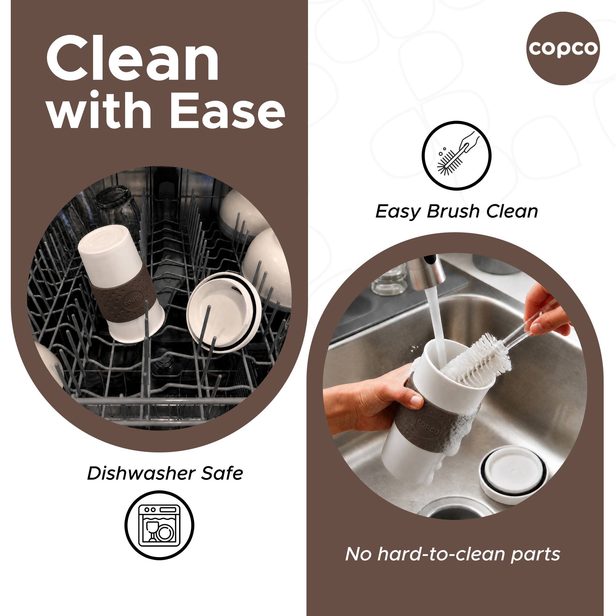 Clean with Ease

Easy Brush Clean

Dishwasher Safe

No hard-to-clean parts