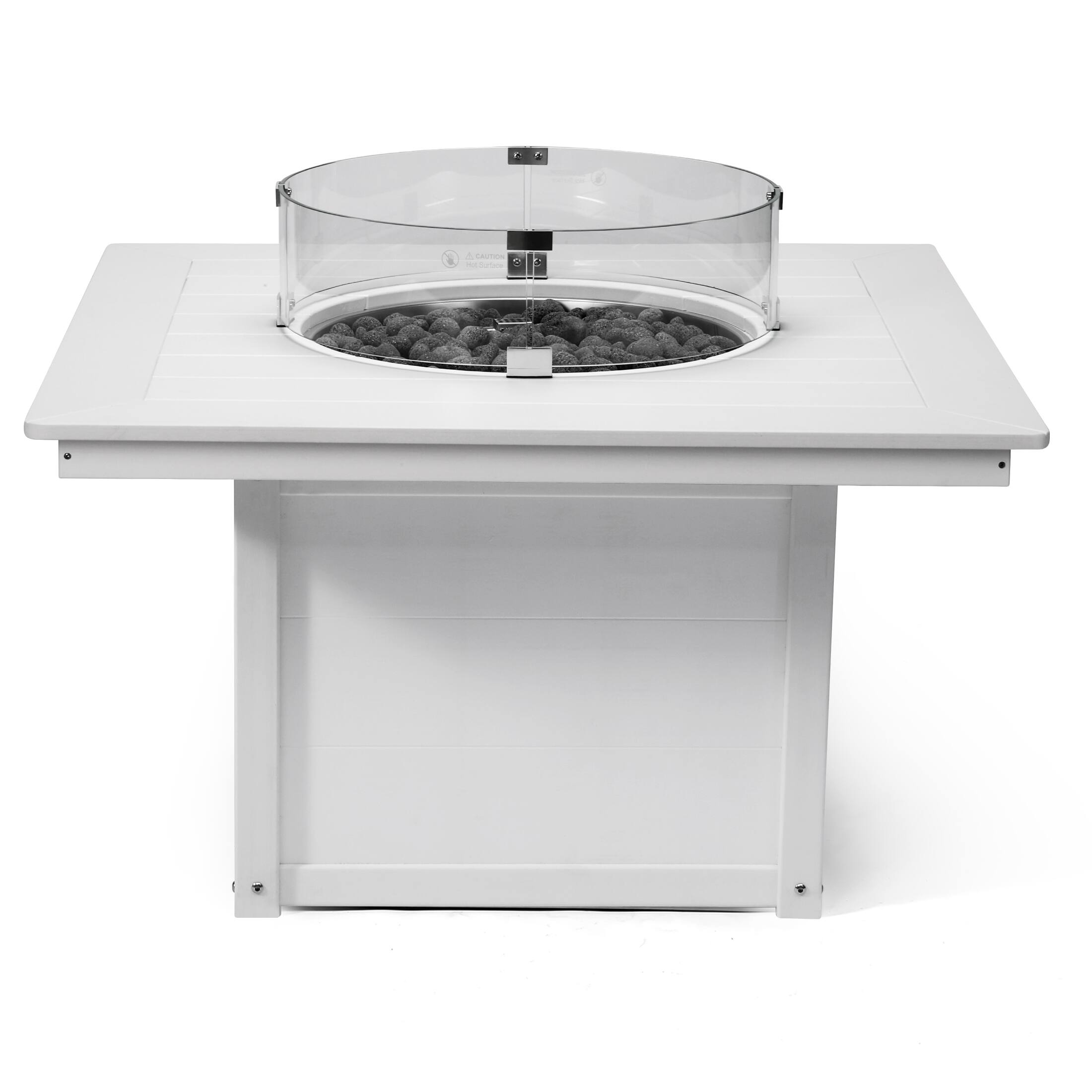 Back. WestinTrends - WestinTrends Helios 42" Modern Outdoor Patio Propane Square Fire Pit Table.