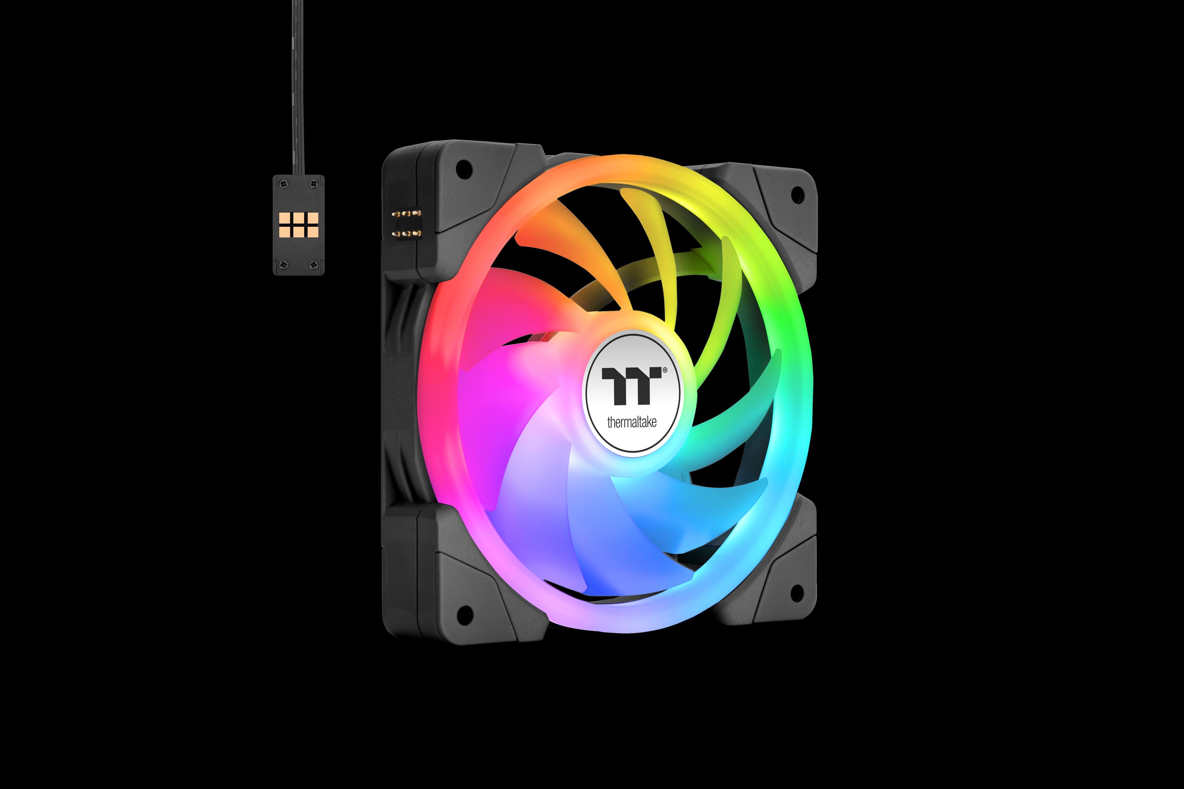 Back. Thermaltake - Minecube 360 Ultra ARGB CPU AIO Liquid Cooler - Black.