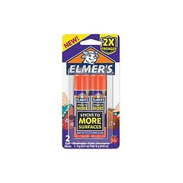 Elmer's - Extra Strength Washable Glue Sticks, .21 oz., 2/Pack - Purple