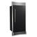 Angle. Forno Appliances - Maderno 13.6 Cu. Ft. Built-In Upright Convertible Refrigerator with Right Swing Door & Decorative Grill - Black/Silver.