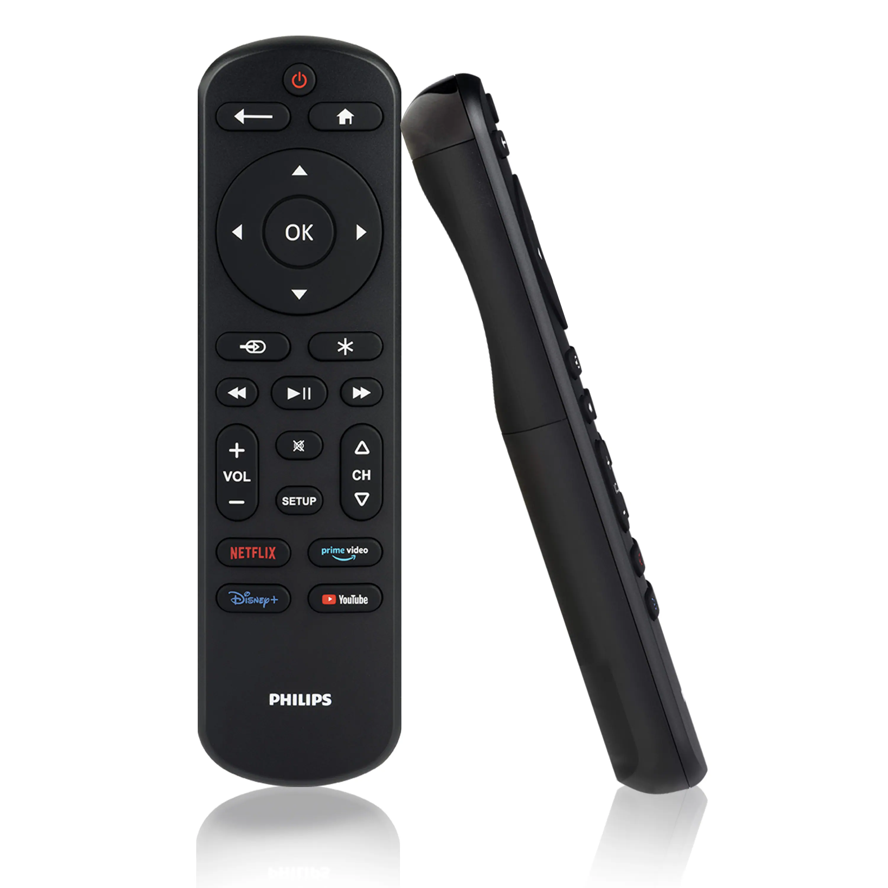Philips - One-Touch Streaming Remote Control - Black