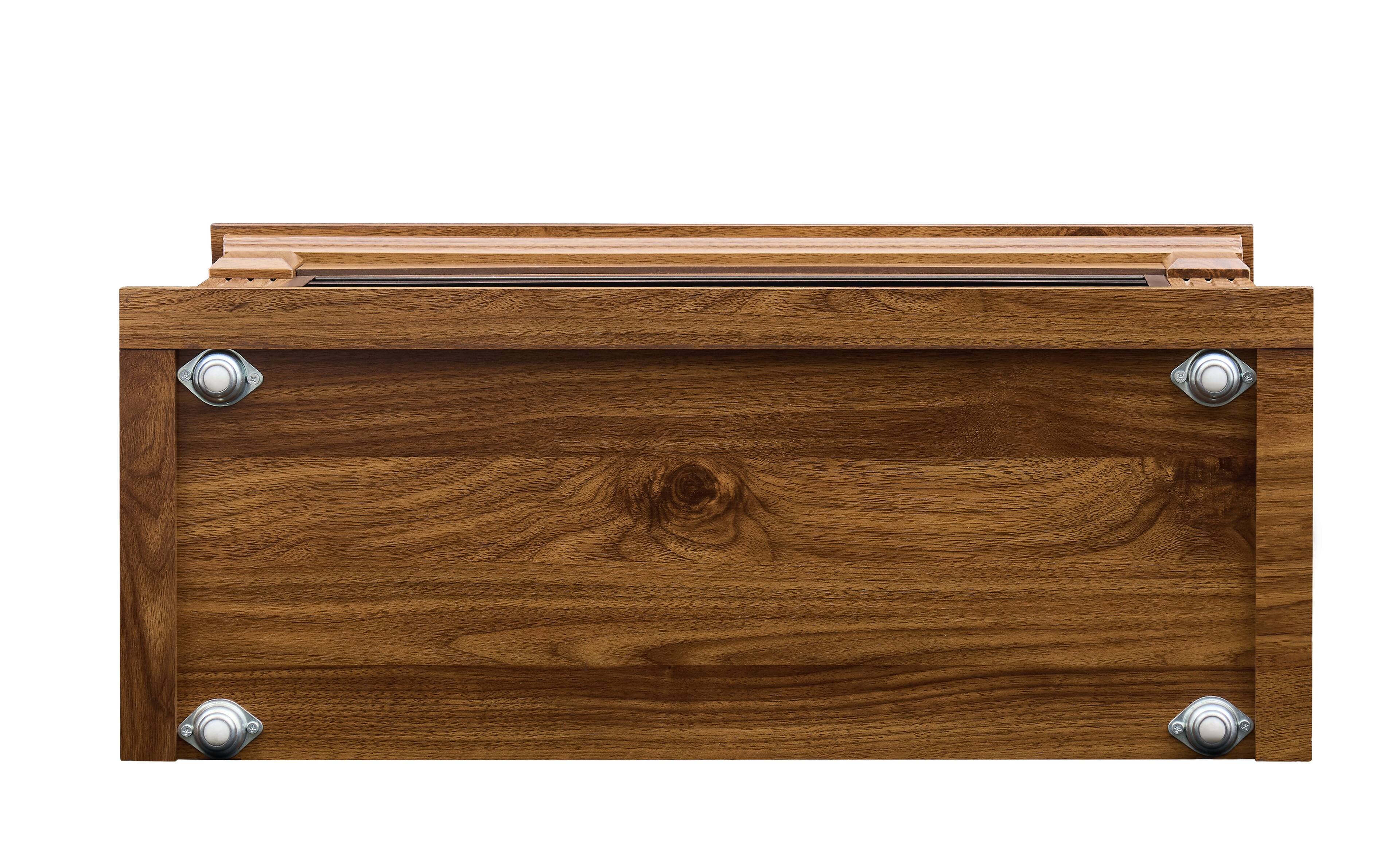 Alt View 3. GOODSILO - 28 Inch TV Stand Media Center with Electric Fireplace - Dark Oak.