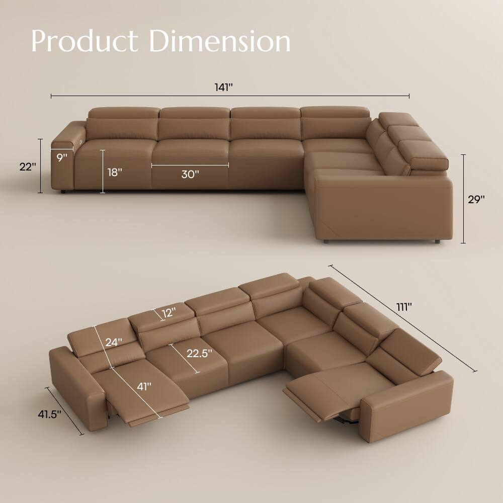 Product Dimension  
141"  
22"  
9"  
18"  
30"  
29"  
111"  
24"  
12"  
22.5"  
41"  
41.5"