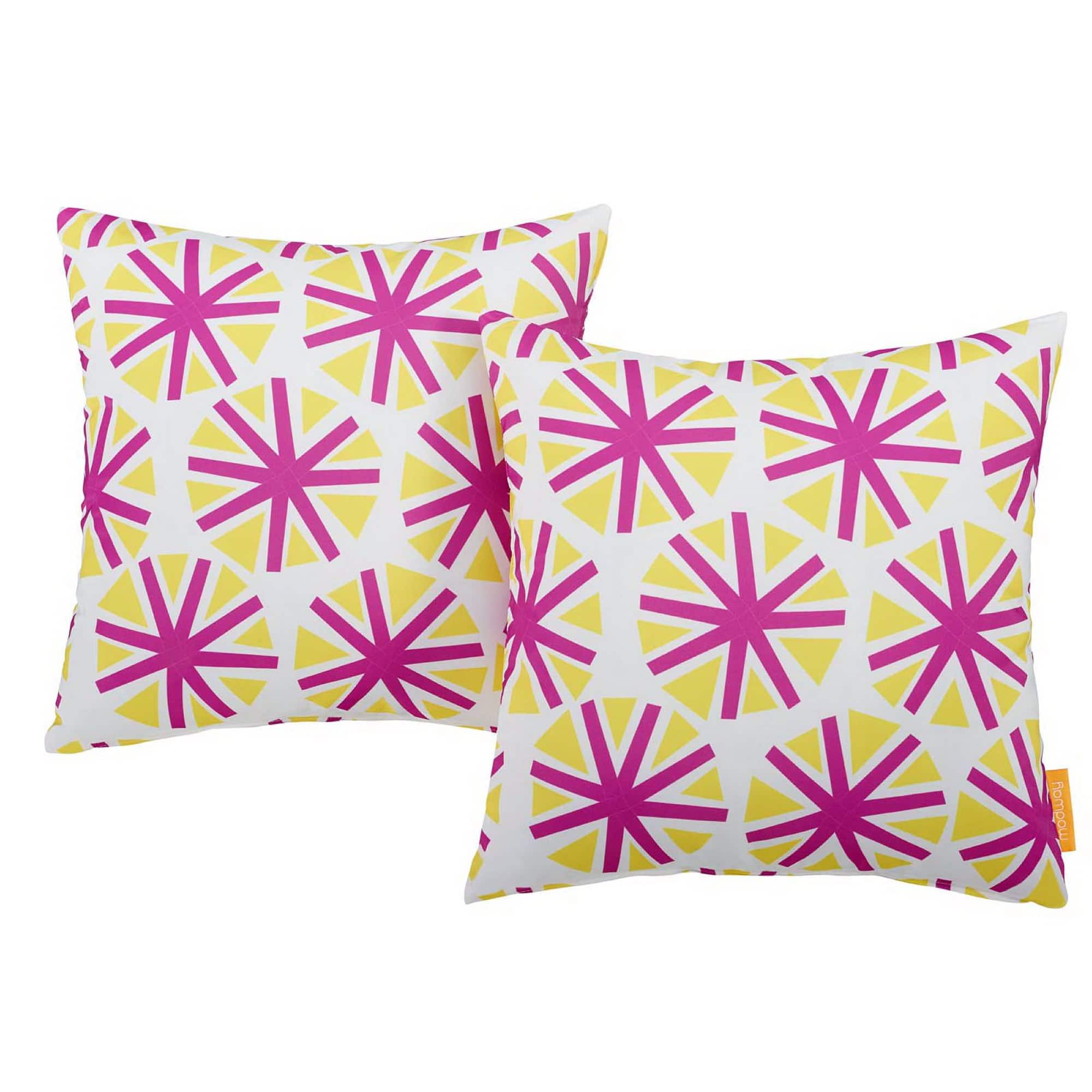 2 Piece Outdoor Patio Pillow Set by Modway - Starburst