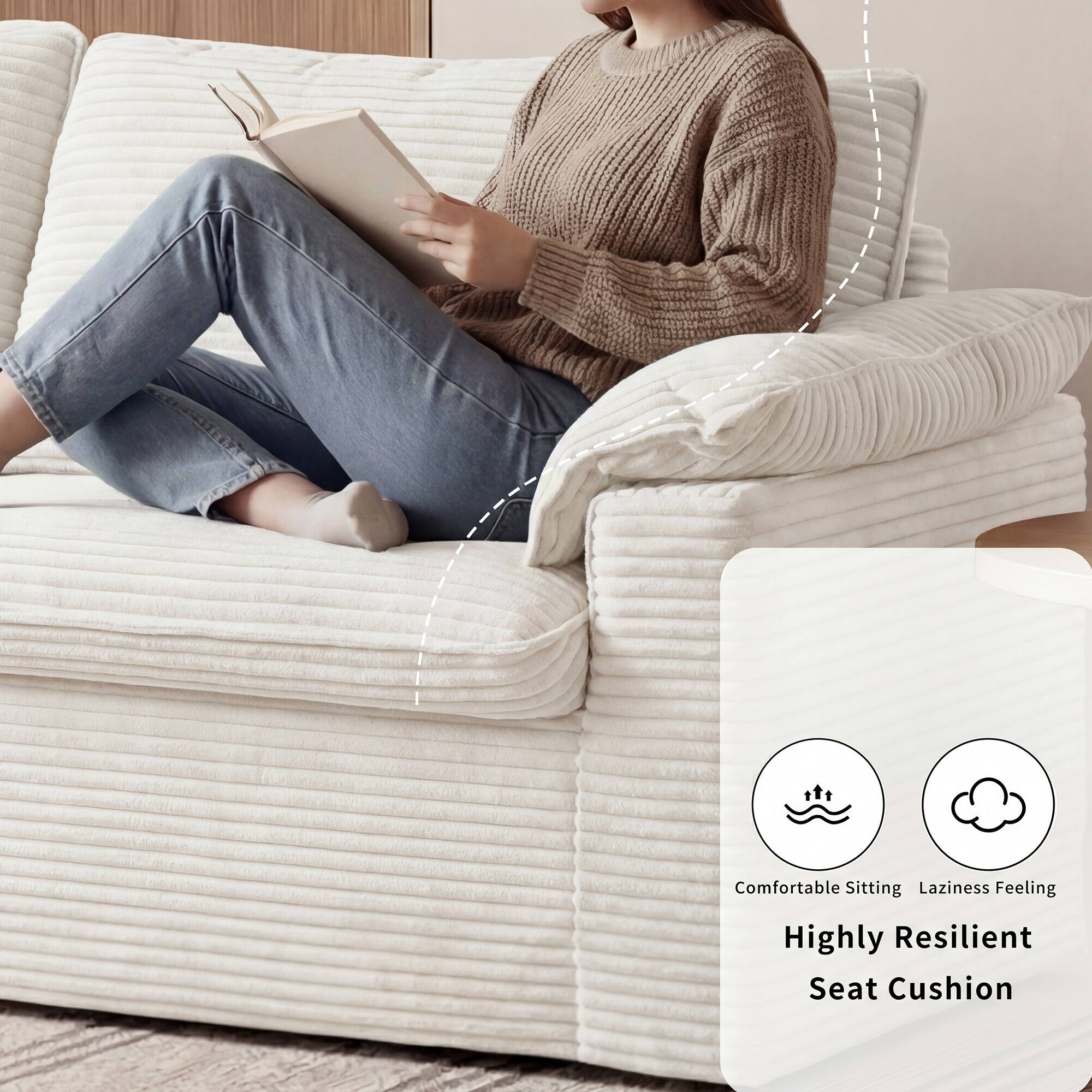 Comfortable Sitting Laziness Feeling Highly Resilient Seat Cushion