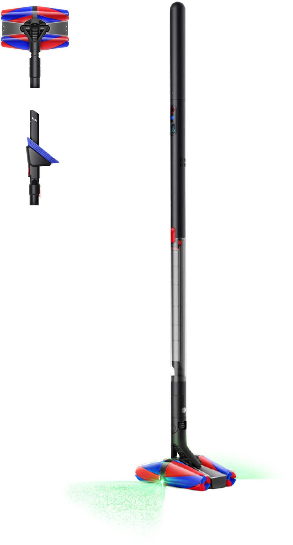 Dyson - PencilVac Fluffycones Cordless Vacuum - Black/Black