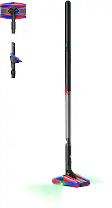 Front. Dyson - PencilVac Fluffycones Cordless Vacuum - Black/Black.