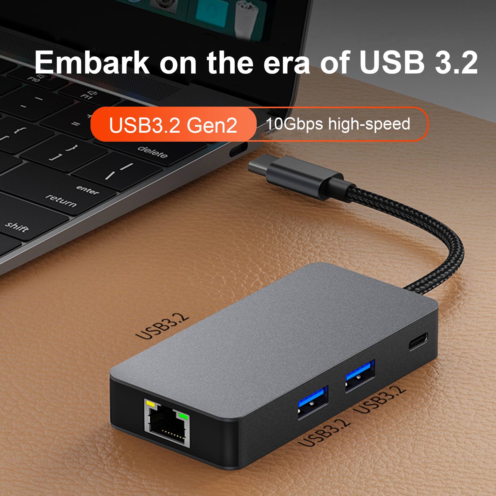 Embark on the era of USB 3.2

USB3.2 Gen2 10Gbps high-speed