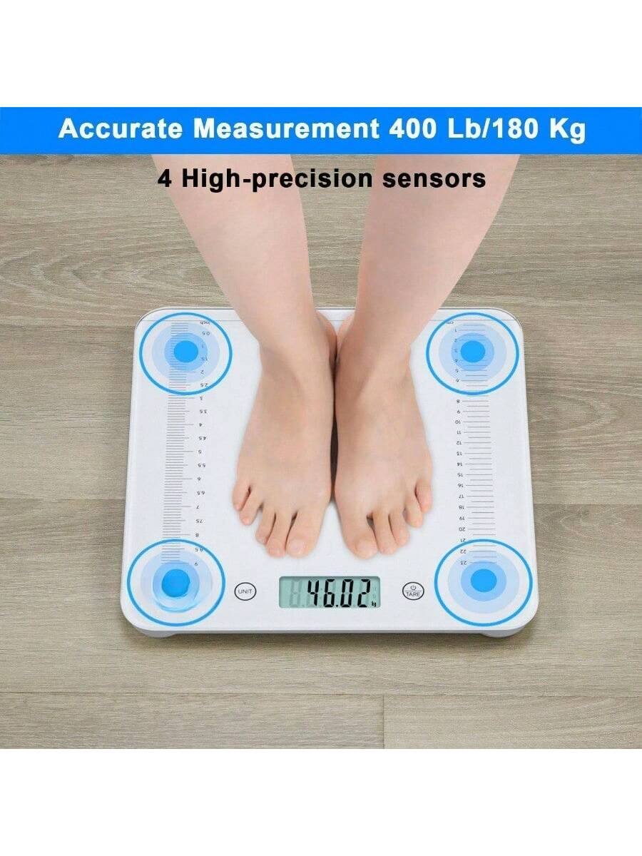 Accurate Measurement 400 Lb/180 Kg  
4 High-precision sensors