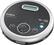Left Standard. Insignia™ - Refurbished Portable CD Player with FM Tuner and MP3 Playback - Black.