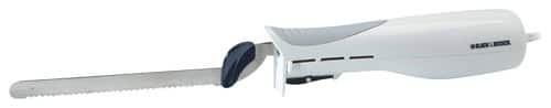 Angle. Black & Decker - Slice Right Electric Knife - White.