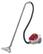 Front Standard. Panasonic - Compact Canister Vacuum - Red.