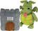 Front Standard. Happy Nappers - The Perfect Play Pillow Castle-to-Dragon Reversible Pillow - Gray.