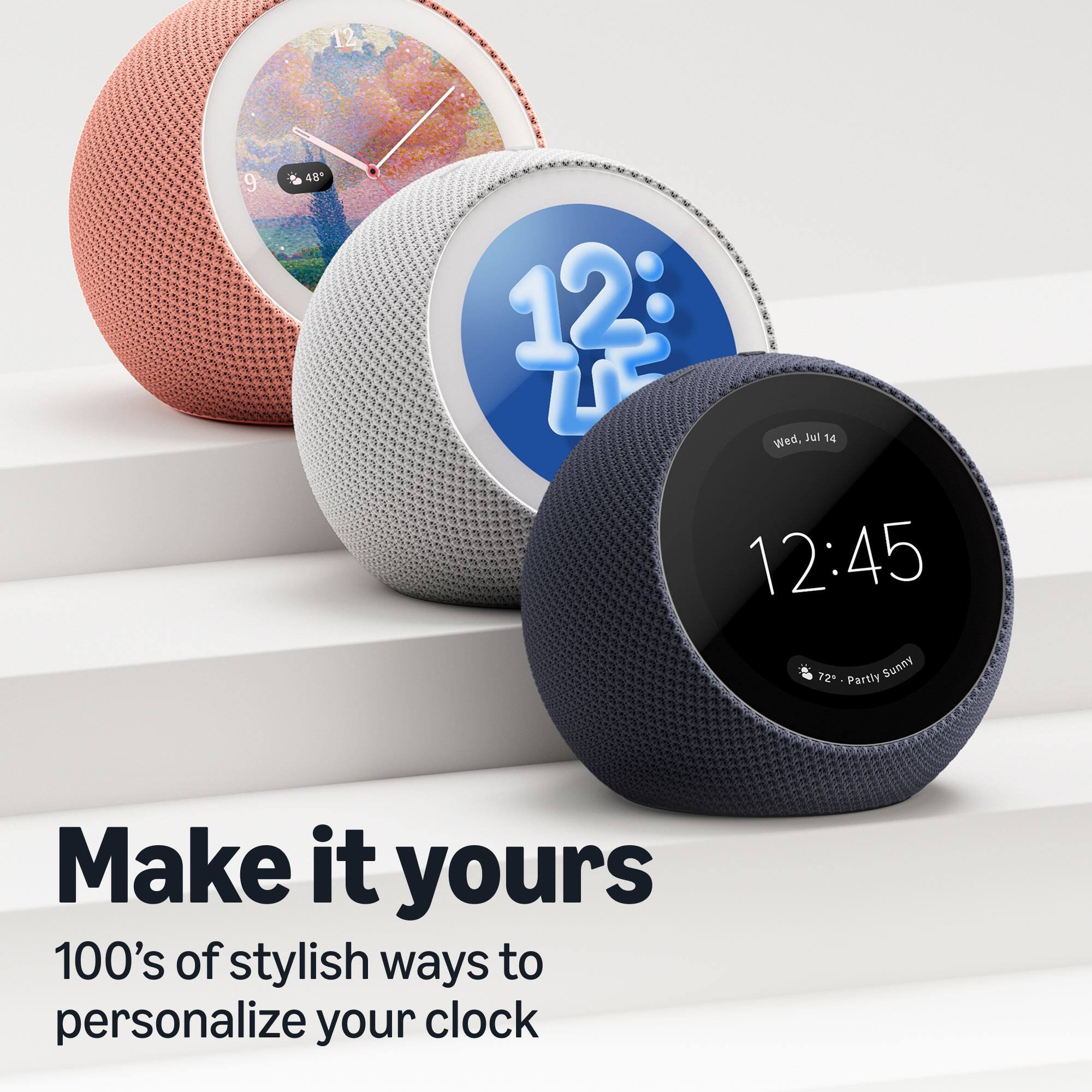 12
9
48
12 UF Wed, Jul 14 12:45 72 a Partly Sunny
Make it yours 100's of stylish ways to personalize your clock