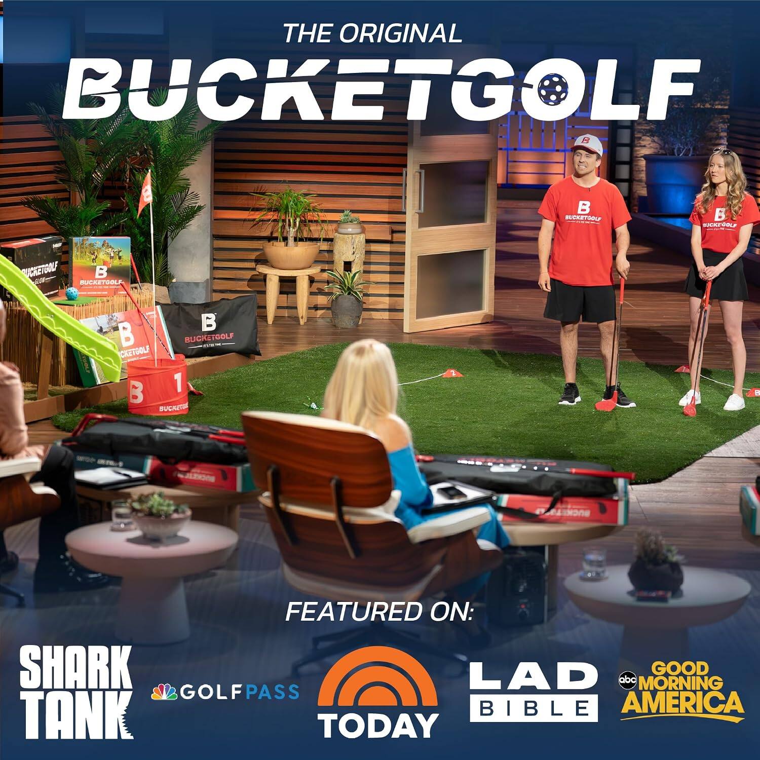 THE ORIGINAL BUCKETGOLF

FEATURED ON: SHARK TANK, GOLF PASS, TODAY, LAD BIBLE, GOOD MORNING AMERICA