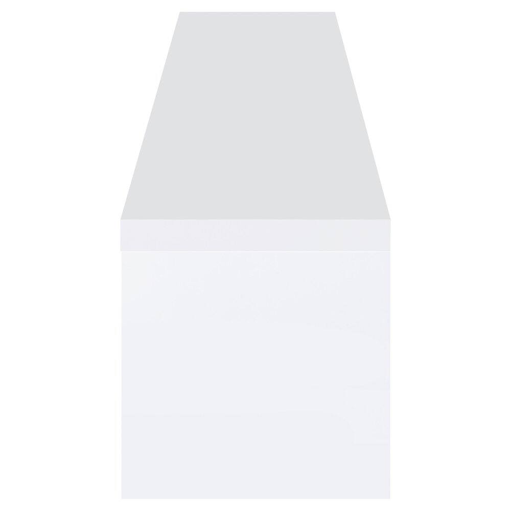 Alt View 5. Coaster Co. of America - Jude 2-drawer Engineered Wood 71" TV Stand High Gloss White - White.