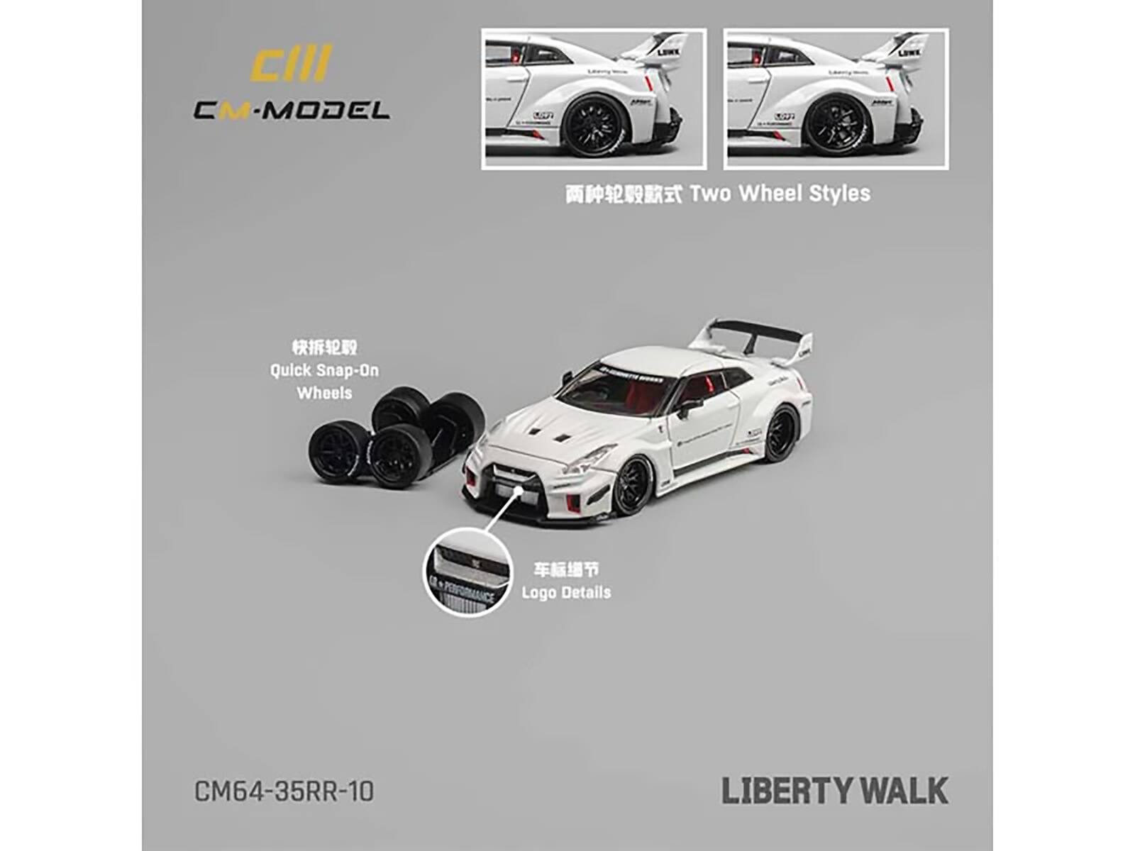 CIII CM-MODEL  
LEWE 0 LEWE  
Two Wheel Styles  
Quick Snap-On Wheels  
Logo Details  
CM64-35RR-10  
LIBERTY WALK