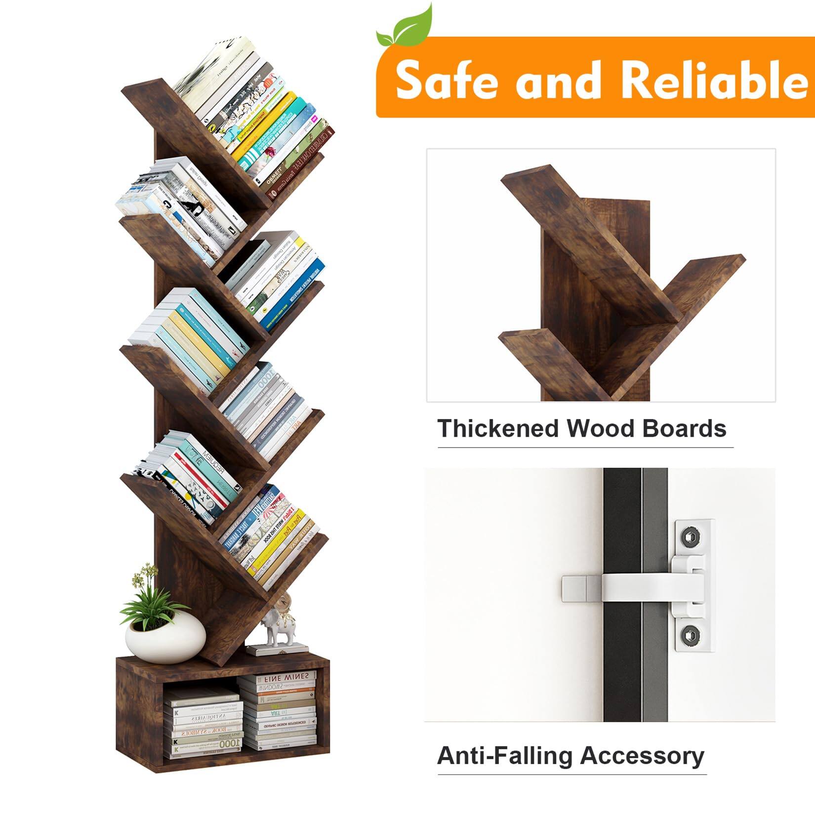 Safe and Reliable

Thickened Wood Boards

Anti-Falling Accessory