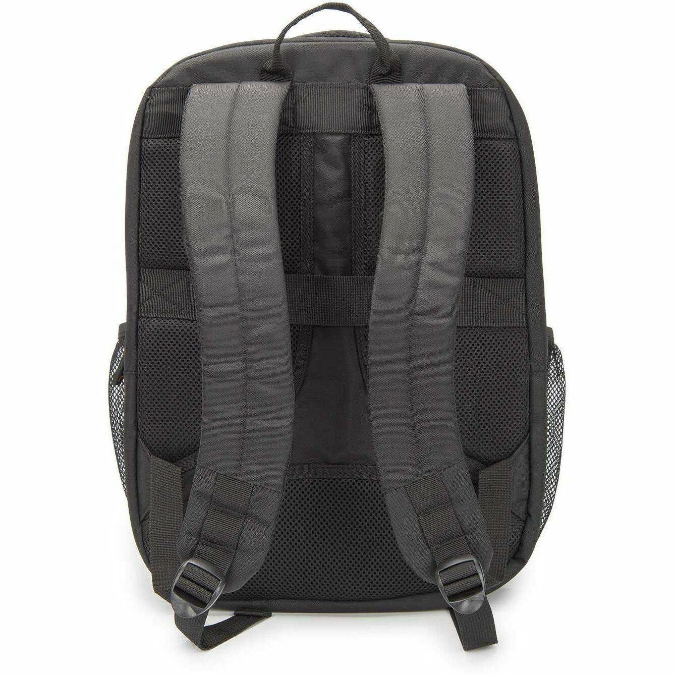 Alt View 7. Rocstor - Rocstor MetroPro Rugged Carrying Case (Backpack) for 13" to 17" Apple, HP, Lenovo, Microsoft, Dell Notebook - Black - Black.