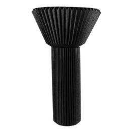 Jonathan Y - Archer 37" Modern Minimalist Pleated Shade Floor Lamp - Black