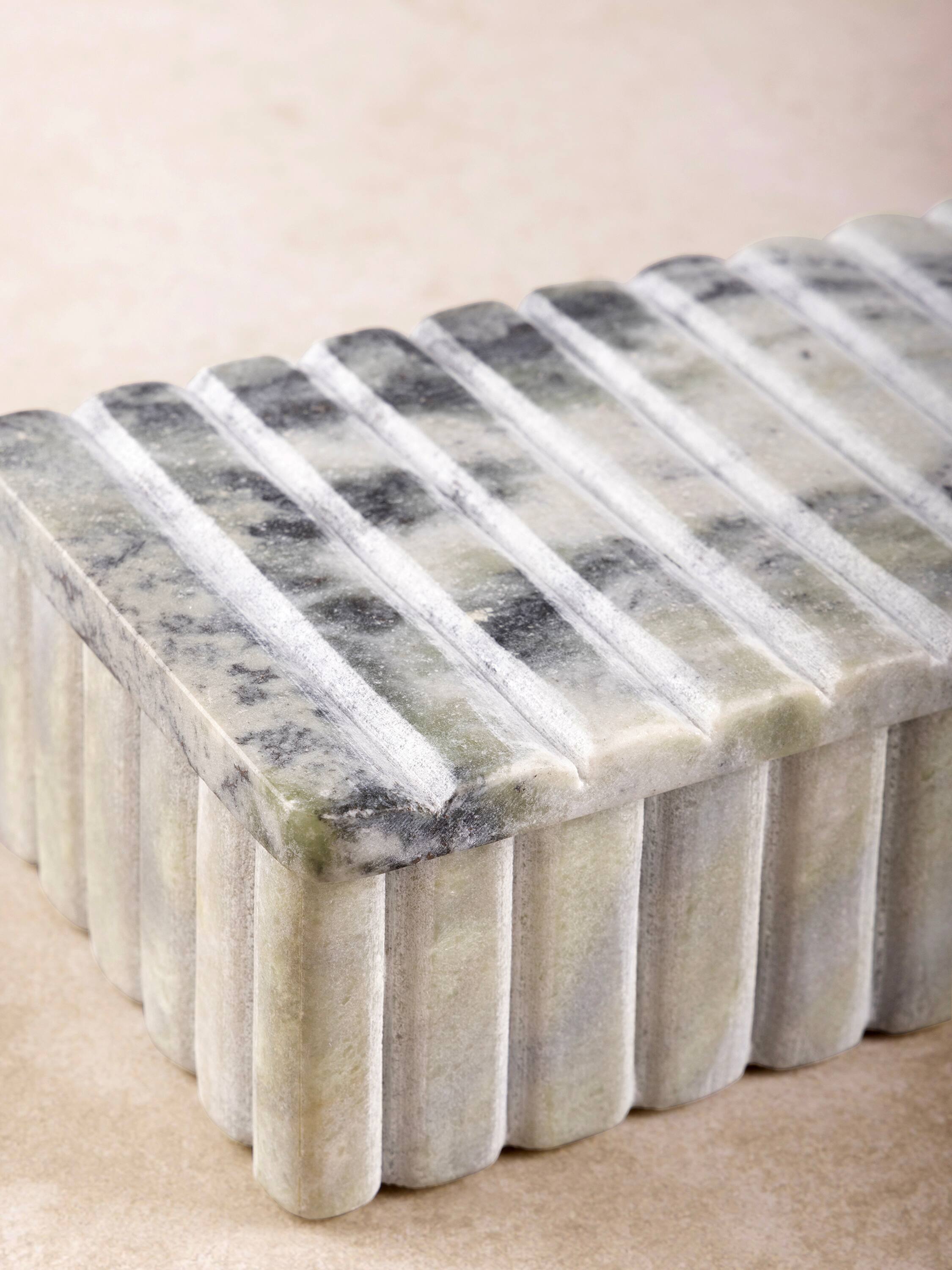 Left. GAURI KOHLI - Cuba Decorative Box - Green.