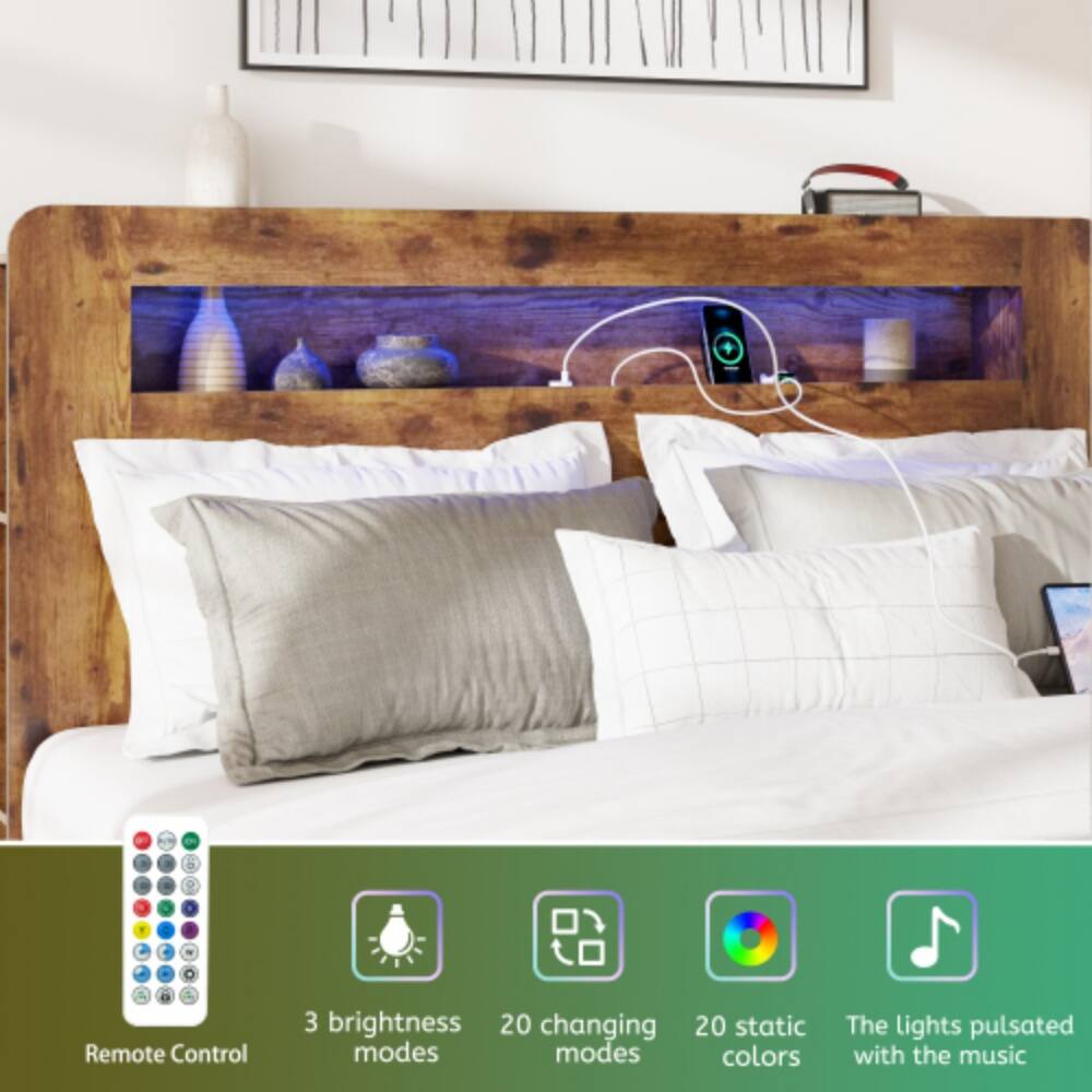- Remote Control
- 3 brightness modes
- 20 changing modes
- 20 static colors
- The lights pulsed with the music