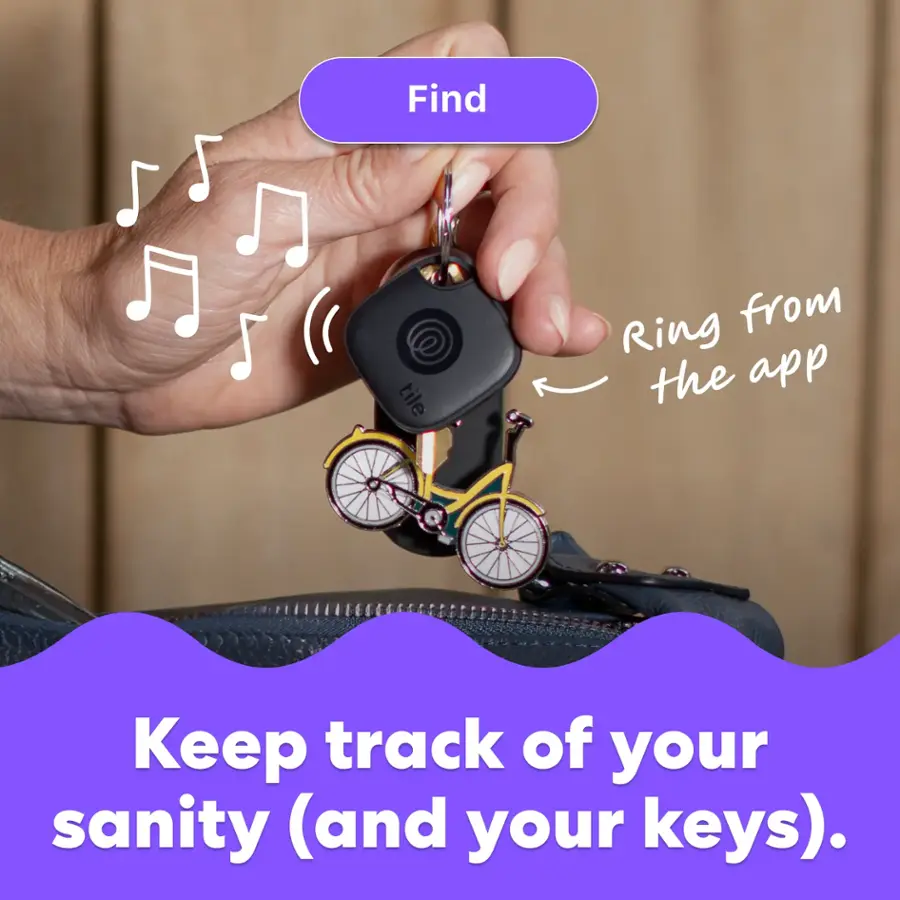 Keep track of your sanity (and your keys).