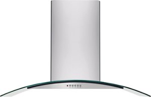Frigidaire - 30" Convertible Range Hood - Stainless steel and glass - Front_Zoom