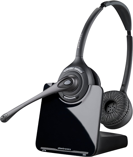 Angle View: Plantronics - CS500 Wireless Headset System - Black