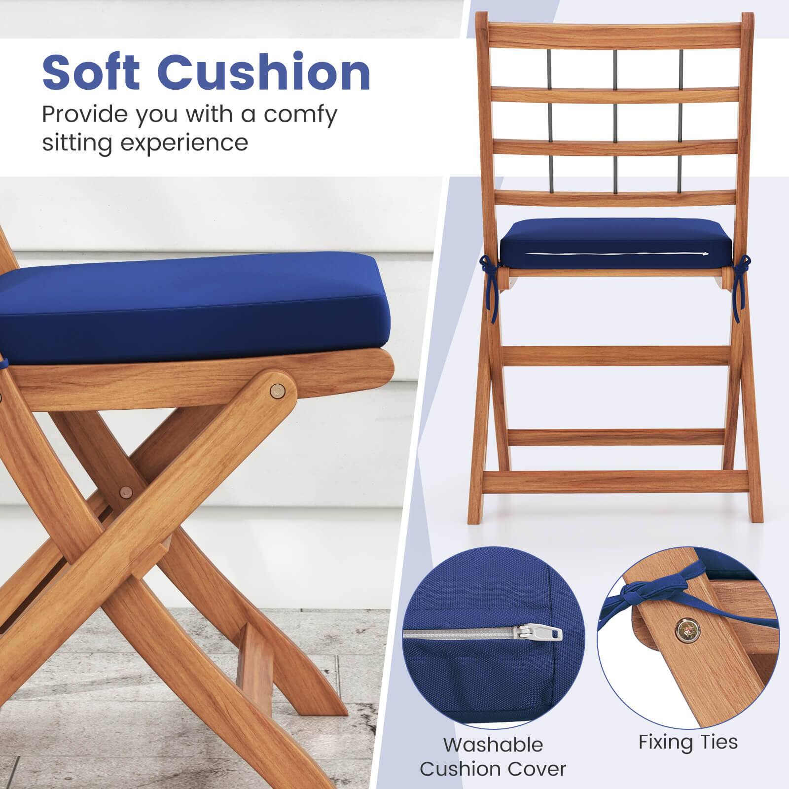 Soft Cushion Provide you with a comfy sitting experience Washable Cushion Cover Fixing Ties