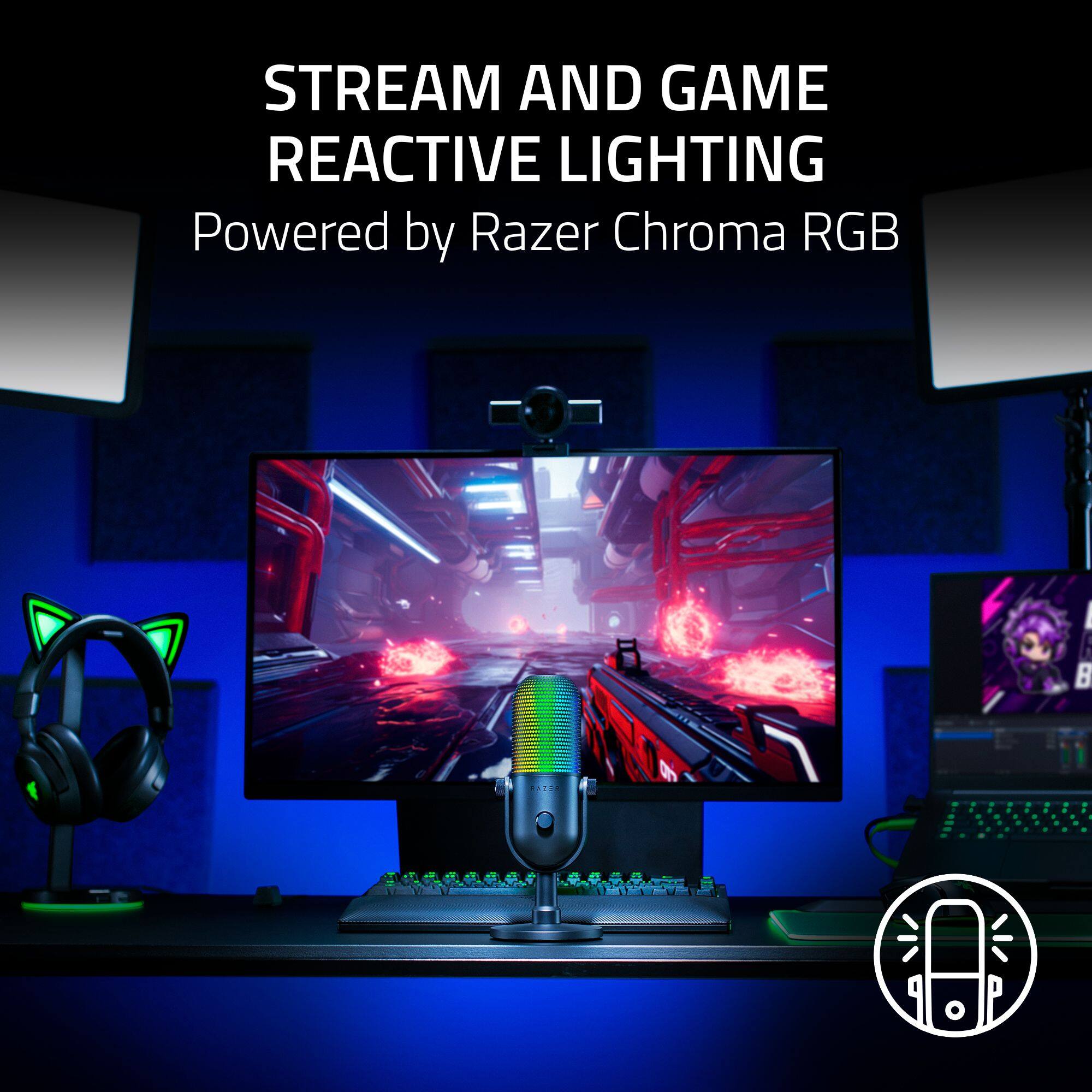 STREAM AND GAME REACTIVE LIGHTING  
Powered by Razer Chroma RGB